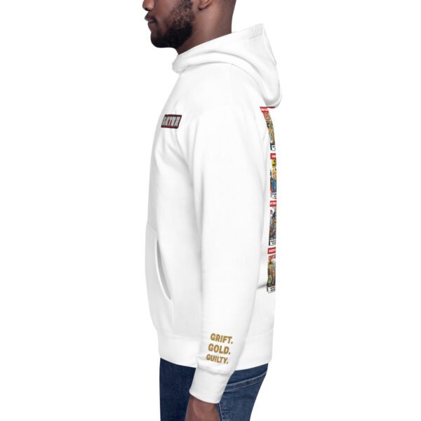 Grift. Gold. Guilty — The 12-Stage Trump Survival Guide | DiKT8R Limited Edition Elite Hoodie - Image 4